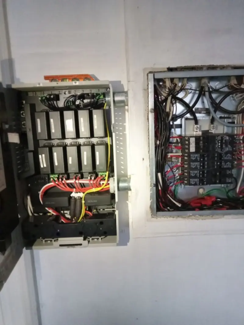 Electrical panel upgrade completed for Indoor Lighting Installation in Tyrone